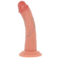 RealRock 6 Inch Dual Density Vibrating Dildo in Light