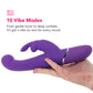 PinkCherry Warming G-Spot Rabbit Vibe in Purple