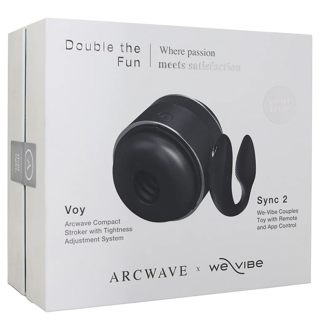 Arcwave Voy X We-Vibe Sync 2 Double the Fun Kit PinkCherry Arcwave Voy X We-Vibe Sync 2 Double the Fun Kit PinkCherry