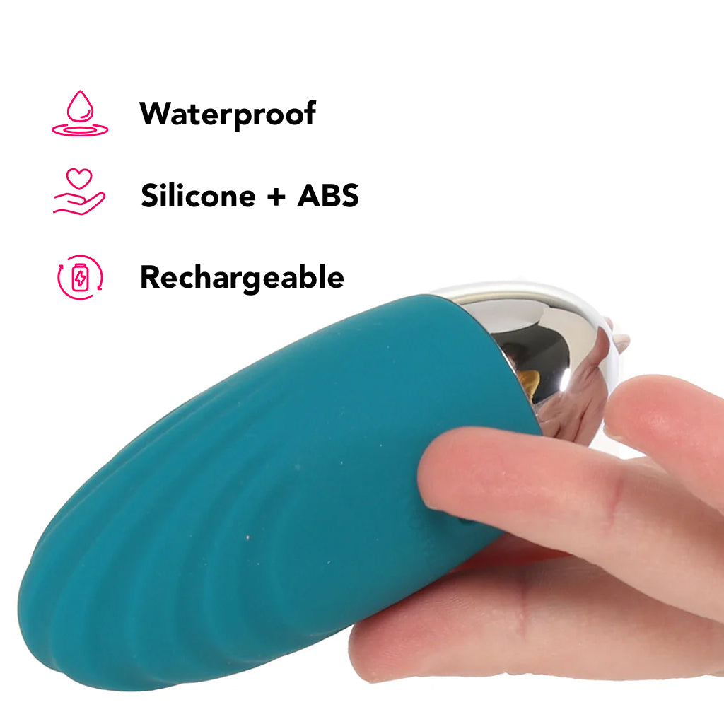 Oval Office Egg Vibe with Remote in Teal PinkCherry Oval Office Egg Vibe with Remote in Teal PinkCherry