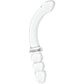 Clarity Celestial Zenith Double-Ended Glass Dildo