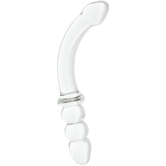 Clarity Celestial Zenith Double-Ended Glass Dildo