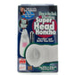 Vibrating Glow Super Head Honcho in White
