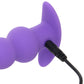 Basic Essentials Vibrating Beaded Anal Probe