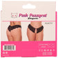 Pink Pussycat Black Lace Crotchless Panties XL