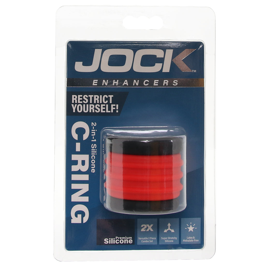 Jock Enhancer 2-in-1 Cock Ring PinkCherry Jock Enhancer 2-in-1 Cock Ring PinkCherry