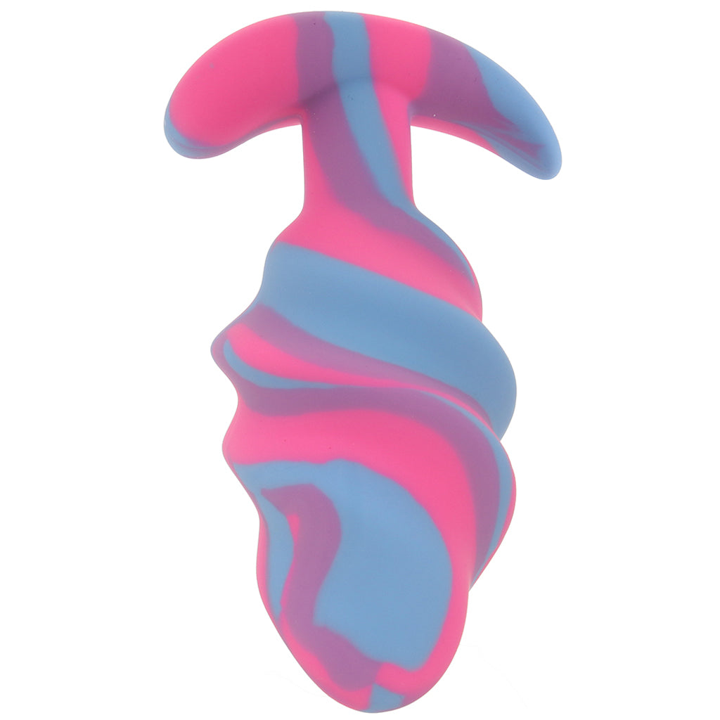 Creature Cocks Unicorn Swirl Silicone Butt Plug in Large PinkCherry Creature Cocks Unicorn Swirl Silicone Butt Plug in Large PinkCherry
