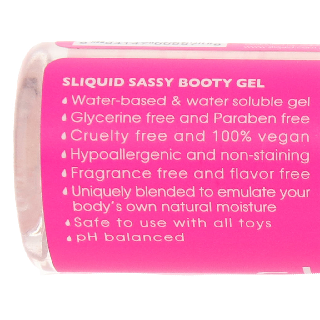 Sassy Booty Gel Natural Lubricant in 2oz/60ml PinkCherry Sassy Booty Gel Natural Lubricant in 2oz/60ml PinkCherry