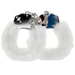 WhipSmart Classic Furry Cuffs in White