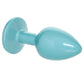 Rear Assets Small Metal Butt Plug in Teal