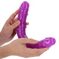 RealRock Glow In The Dark 15 Inch Double Dildo in Purple