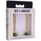 Sex & Mischief Indica Crystal Nipple Clips