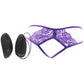 Open-Back Purple Lace Panty & Love Egg XL