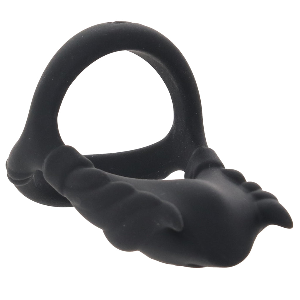 Rocky Silicone Vibrating Dual C-Ring PinkCherry Rocky Silicone Vibrating Dual C-Ring PinkCherry