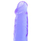 Basix 6 Inch Dildo with Suction Cup in Purple