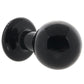 Round Butt Plug Medium in Black