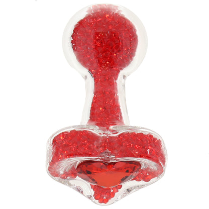 Oh My Gem Lustre Glass Butt Plug in Red PinkCherry Oh My Gem Lustre Glass Butt Plug in Red PinkCherry
