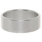 Rock Solid The Brushed Alloy Cock Ring in Large