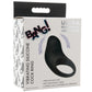 Bang! Vibrating Silicone Cock Ring in Black
