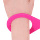 Sex & Mischief Hot Pink Silicone Cuffs in Small