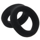 Alpha Ring Liquid Silicone Snug Tugger in Black