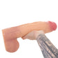 LoveBotz 12 Inch Cock Lock Dildo with Balls in Light