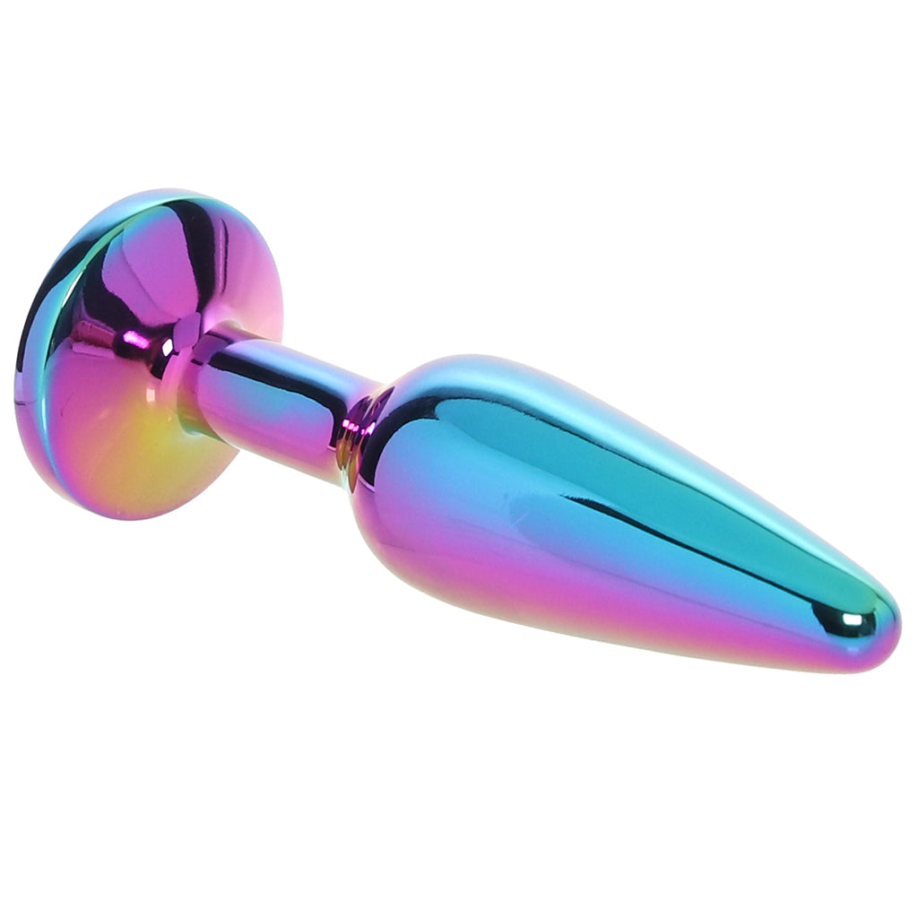 Rear Assets Medium Tapered Butt Plug in Multicolour PinkCherry Rear Assets Medium Tapered Butt Plug in Multicolour PinkCherry