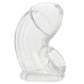Rock Solid The Cock Cage in Clear