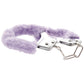 Furry Hand Cuffs in Lavender