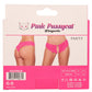 Pink Pussycat Pink Lace Crotchless Panties