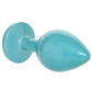 Rear Assets Medium Metal Butt Plug in Teal