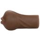 Stroke It Anatomical Mouth Stroker in Brown