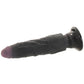 Real Feel Deluxe 7 Inch Vibrating Wall Banger Dildo in Blac