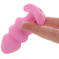 Mood Teaser Vibrating Butt Plug in Pink