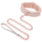 S&M Peaches 'n CreaMe Fur Collar and Leash