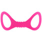 Sex & Mischief Hot Pink Silicone Cuffs in Small