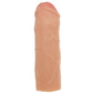 Mega 1 Inch Fanta Flesh Extension in White