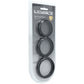 LEVELZ 3 Piece Wide O Cock Ring Set in L-XXL