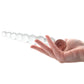 Clarity Elysian Pearls Beaded Glass Dildo