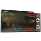 8 Inch Hollow Vibrating Strap-On with Remote in Brown