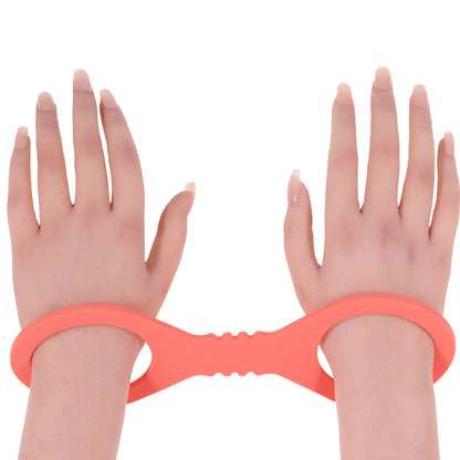 S&M Peaches 'n CreaMe Silicone Cuffs in Small