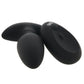 Bang! Thrusting & Vibrating Silicone Butt Plug in Black