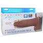 Fantasy X-tensions 6 Inch Hollow Strap-On Vibe in Brown
