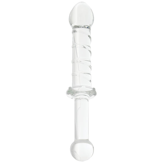 Clarity Elysian Swirl Heavenly Helix Glass Dildo