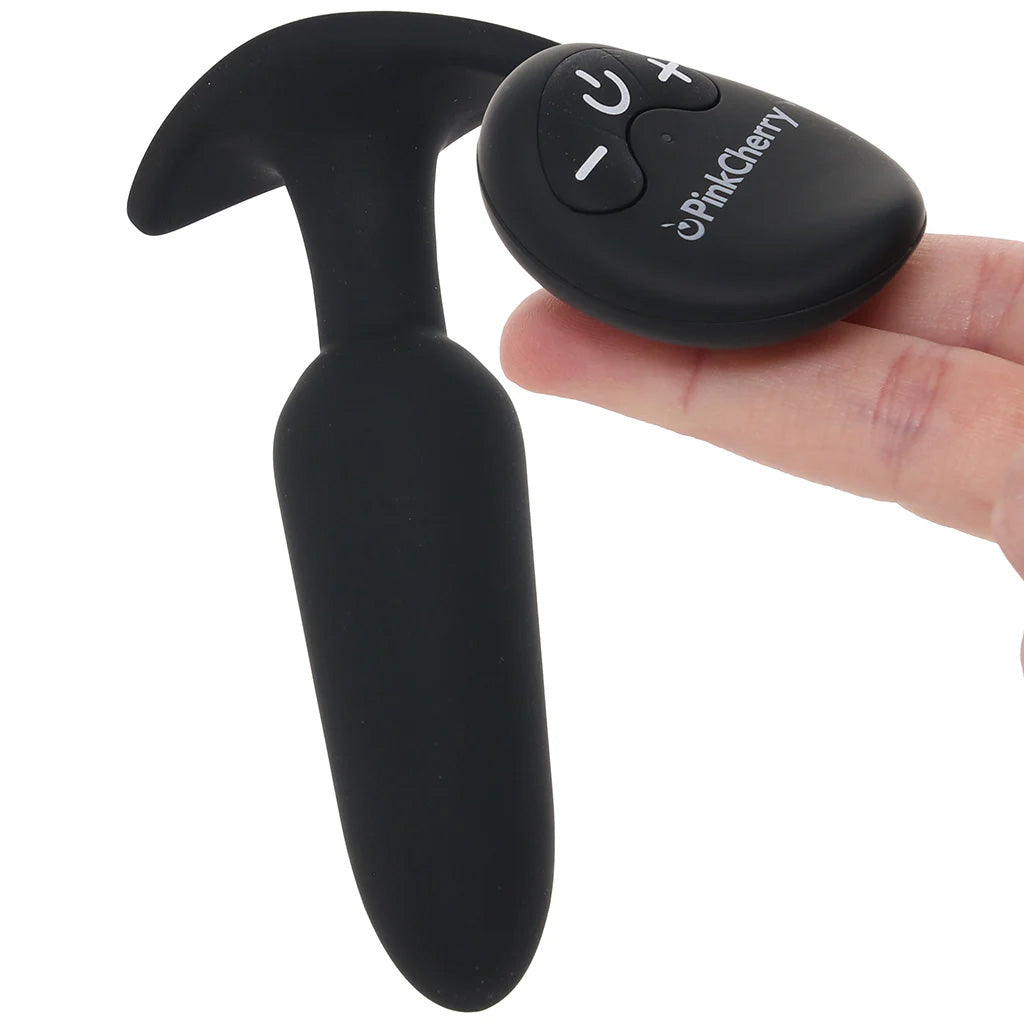 PinkCherry Remote Control Vibrating Butt Plug PinkCherry PinkCherry Remote Control Vibrating Butt Plug PinkCherry