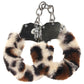 WhipSmart Classic Furry Cuffs in Leopard