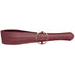 Ouch! Halo Belt Flogger in Burgundy
