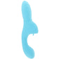 Rechargeable Butterfly Kiss Flicker Vibrator in Blue