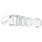 Clarity Hera's Tryst Beaded Glass Dildo