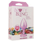 Booty Bling Pink Metal Jewelled Butt Plug in Medium